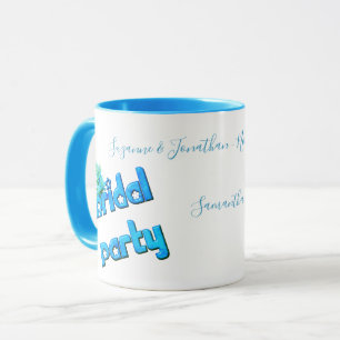 Bridal Party Cute Personalized Wedding  Mug