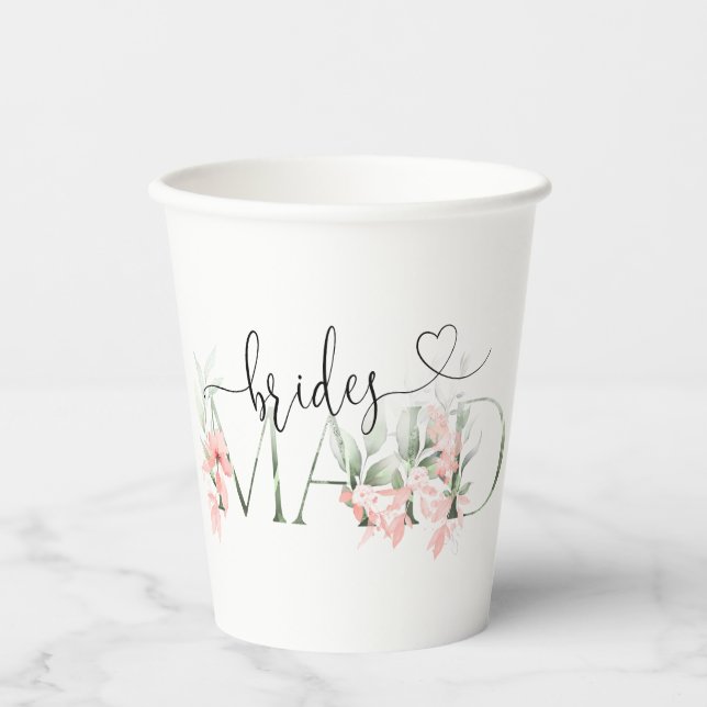 Bridal Party Favours & Bridesmaid Paper Cups  (Front)