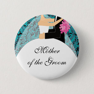 Bridal Party Mother of the Bride Button / Pin