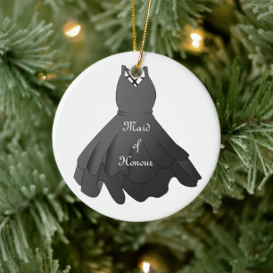 Bridal Party Wedding Dress Maid of Honour Ornament