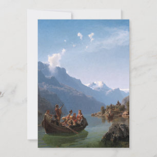 Bridal Procession on the Hardangerfjord Invitation