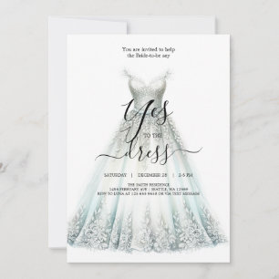Bridal Say Yes to the Dress Invitation