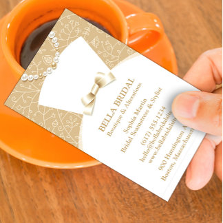 Bridal Seamstress Wedding Dress Alteratio Template Business Card