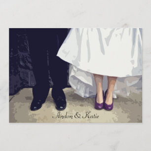 Bridal Shoes Rehearsal Invitation