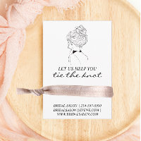 Bridal Show Promotional Hair Tie Scrunchie Holder