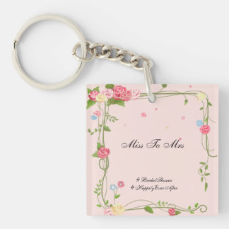 Bridal Shower Acrylic Keychains