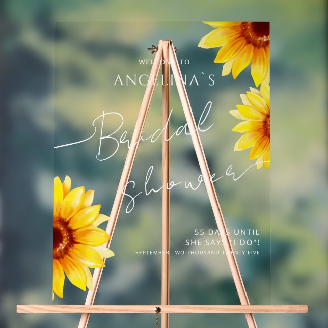 Bridal shower Acrylic Sign WELCOME (Neutral)