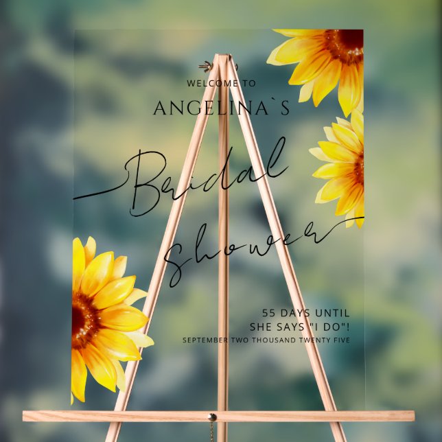 Bridal shower Acrylic Sign WELCOME (Neutral)