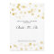 Bridal Shower Advice Cards Gold Foil Glitter Light