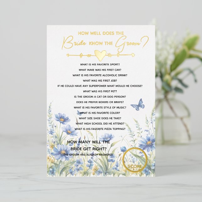 Bridal Shower Bachelorette Party Bride Know groom (Standing Front)