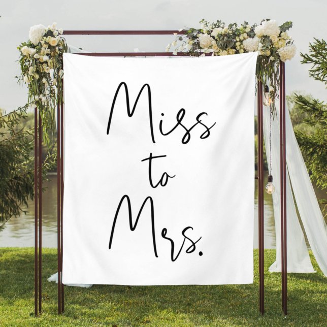 Bridal Shower Backdrop Decorations Miss to Mrs. Tapestry (Bridal Shower Backdrop Decorations Miss to Mrs.
)