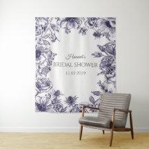 Bridal Shower Backdrop Tapestry Decor Photo Booth