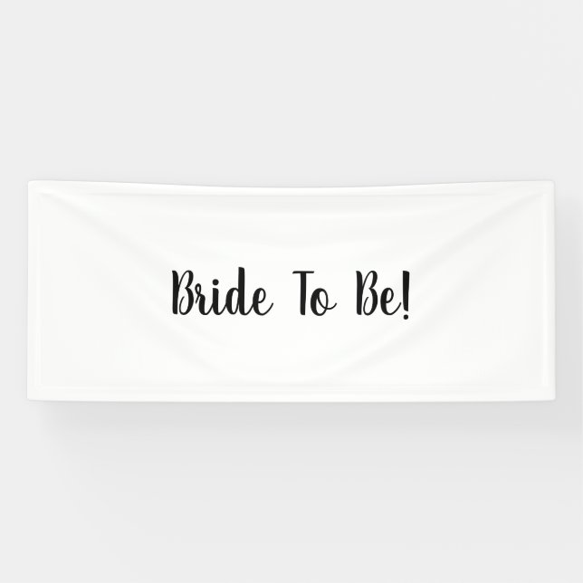Bridal Shower Banner (Horizontal)