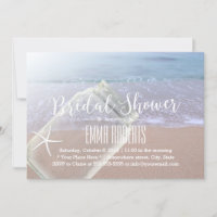 Bridal Shower Beach Wedding Starfish & Mason Jar