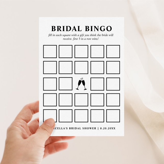 Bridal Shower Bingo Card (Creator Uploaded)