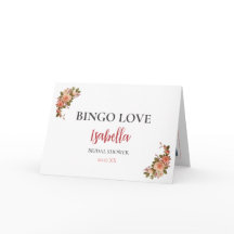 Bridal Shower Bingo Game Board1. Fun Party