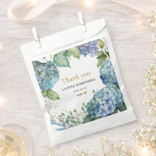 Bridal Shower Blue Hydrangeas Thank you Favour Bag