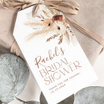 Bridal Shower Boho Floral Gift Tags for Favours<br><div class="desc">Beige Boho Bridal Shower Favour Gift Tags. This beige pampas grass floral design is the perfect theme for your boho style Bridal Shower. Matching items available.</div>