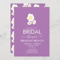 Bridal Shower Breakfast Eggs Brunch Pattern