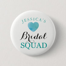Bridal Shower Bride Badge Bachelorette Bride Squad