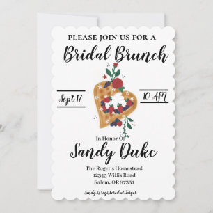 Bridal Shower Brunch Invitation 