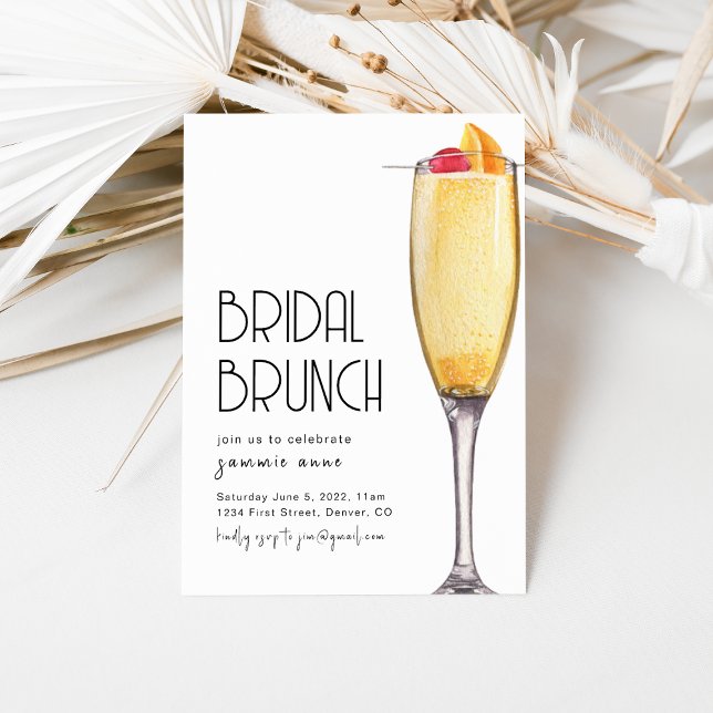 Bridal Shower Brunch Party Invitation Template (Creator Uploaded)