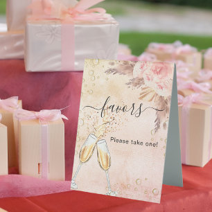 Bridal Shower bubbly brunch favour sign