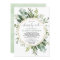 Bridal shower by mail greenery gold eucalyptus