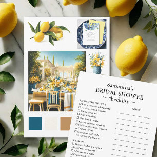 Bridal Shower Checklist and Style Guide Invitation