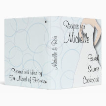 Bridal Shower Cookbook - Circles