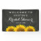 Bridal Shower Elegant Sunflower Chalkboard Welcome