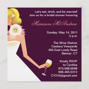 Bridal Shower Esemble Invitation