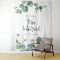 Bridal Shower Eucalyptus Greenery Future Mrs