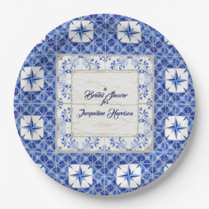 Bridal Shower European Country Rustic Farmhouse Paper Plate