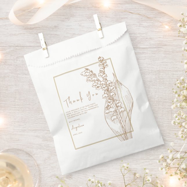 Bridal Shower Favour Bags. Bag (Clipped)