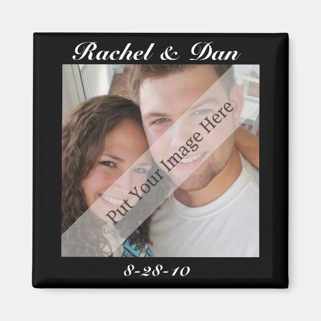 Bridal Shower Favours Magnet (Front)