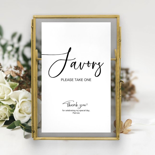 Bridal Shower Favours Sign (Creator Uploaded)