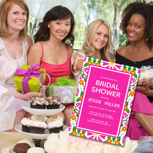 Bridal Shower Floral Celebration You’re Invited! Invitation