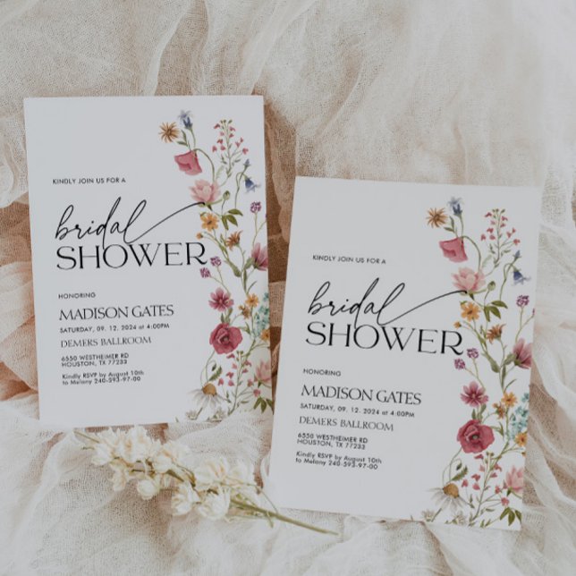 Bridal Shower Floral Invitation (Creator Uploaded)