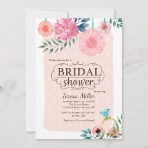 Bridal Shower Floral Invitation