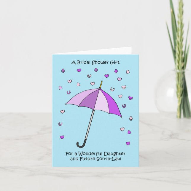 Bridal Shower for Daughter and Future Son-in-Law Card (Front)