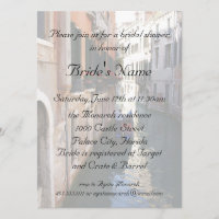 Bridal Shower for Venetian Theme Wedding