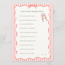 Bridal Shower Game