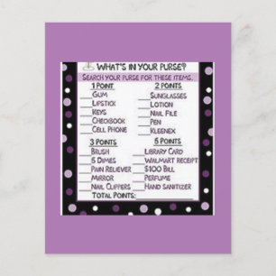 BRIDAL SHOWER GAMES FLYER