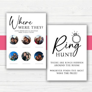 Bridal Shower Games Ring Hunt Photo Game