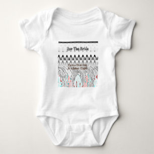 Bridal Shower Gift Art Print Baby Bodysuit