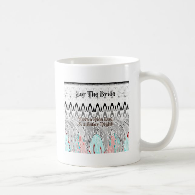 Bridal Shower Gift Art Print Coffee Mug (Right)