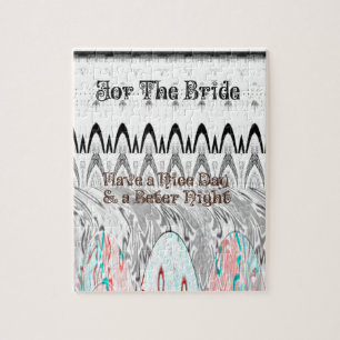 Bridal Shower Gift Art Print Jigsaw Puzzle