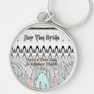 Bridal Shower Gift Art Print Key Ring