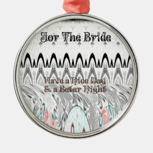Bridal Shower Gift Art Print Metal Ornament